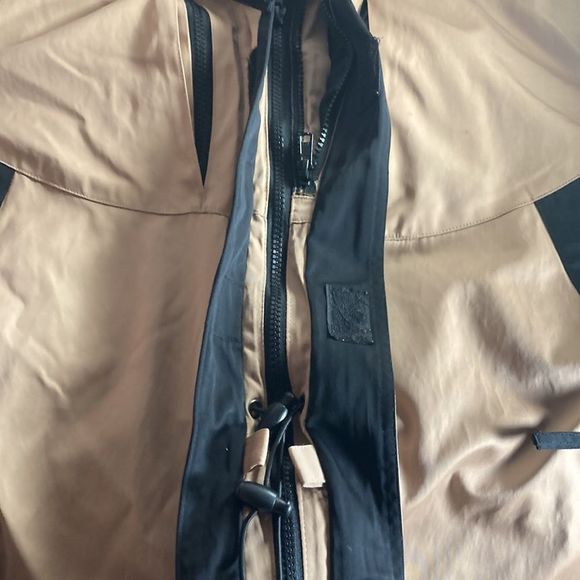 Unisex Vintage Cripple Creek PBR Winter Jacket Tan & Black Large - Picture 14 of 16